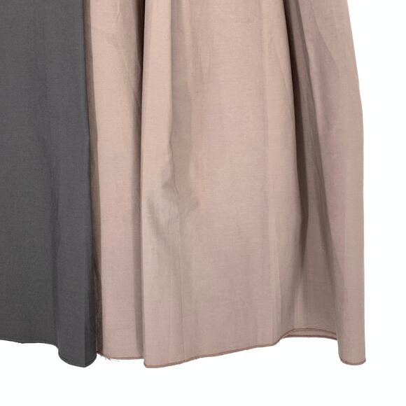 FABIANA FILIPPI Skirt Women's Size L Colorblock Pleated A-Line Gray Pink - Picture 4 of 8